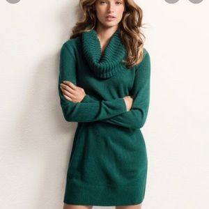 Cowl Neck Sweater Dress